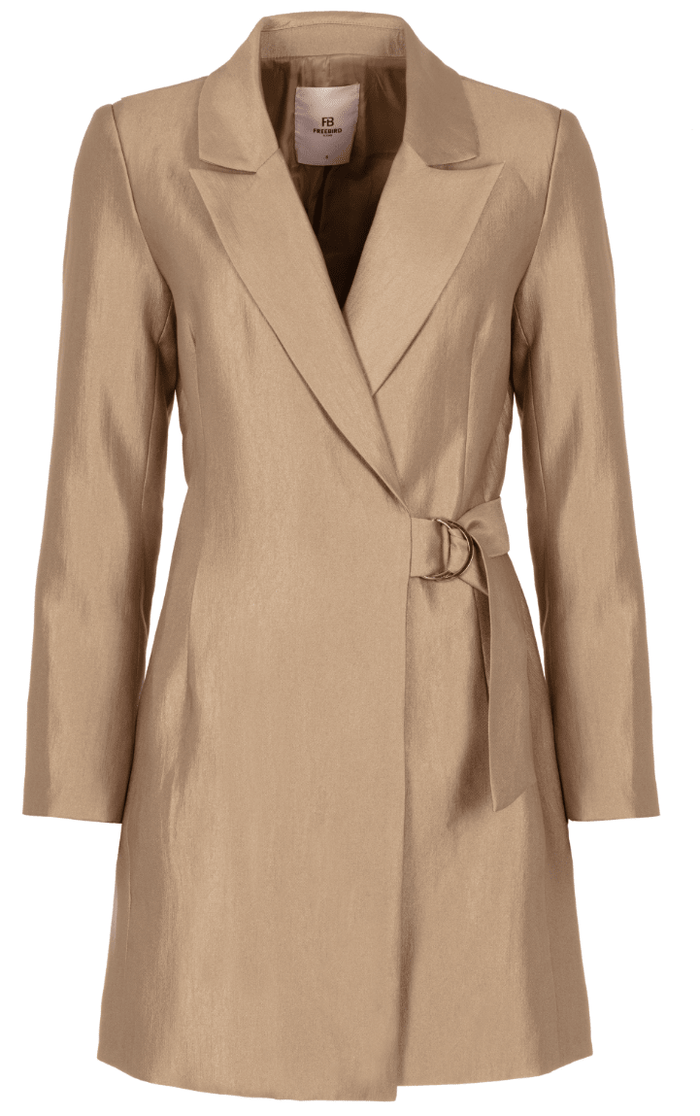 Dida Dress Brilliant Gold - Bij Keesje - Freebird - Jurk