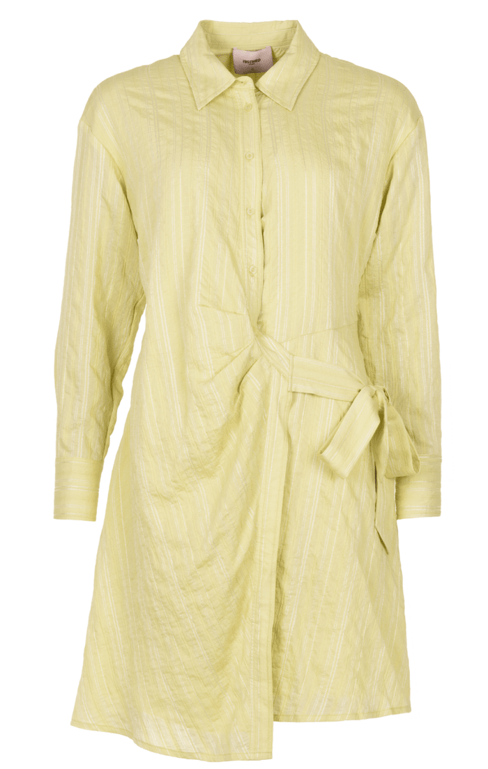 Dina Dress Acocado Green - Bij Keesje - Freebird - jurk