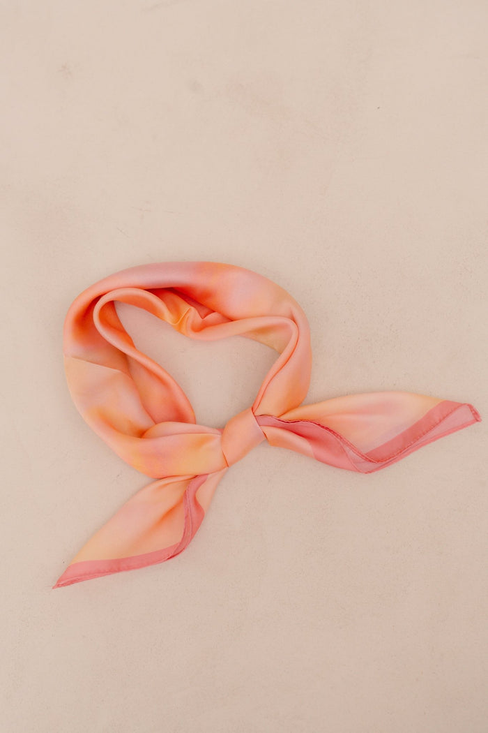 Dione sjaal faded flower pink - Bij Keesje - Bij Keesje - Sjaal