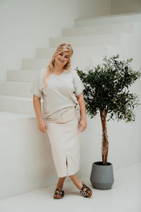 Diora Skirt Sand - Bij Keesje - exxcellent - rok