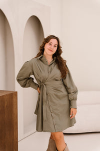 Dirkje dress green - Bij Keesje - Bij Keesje - Jurk