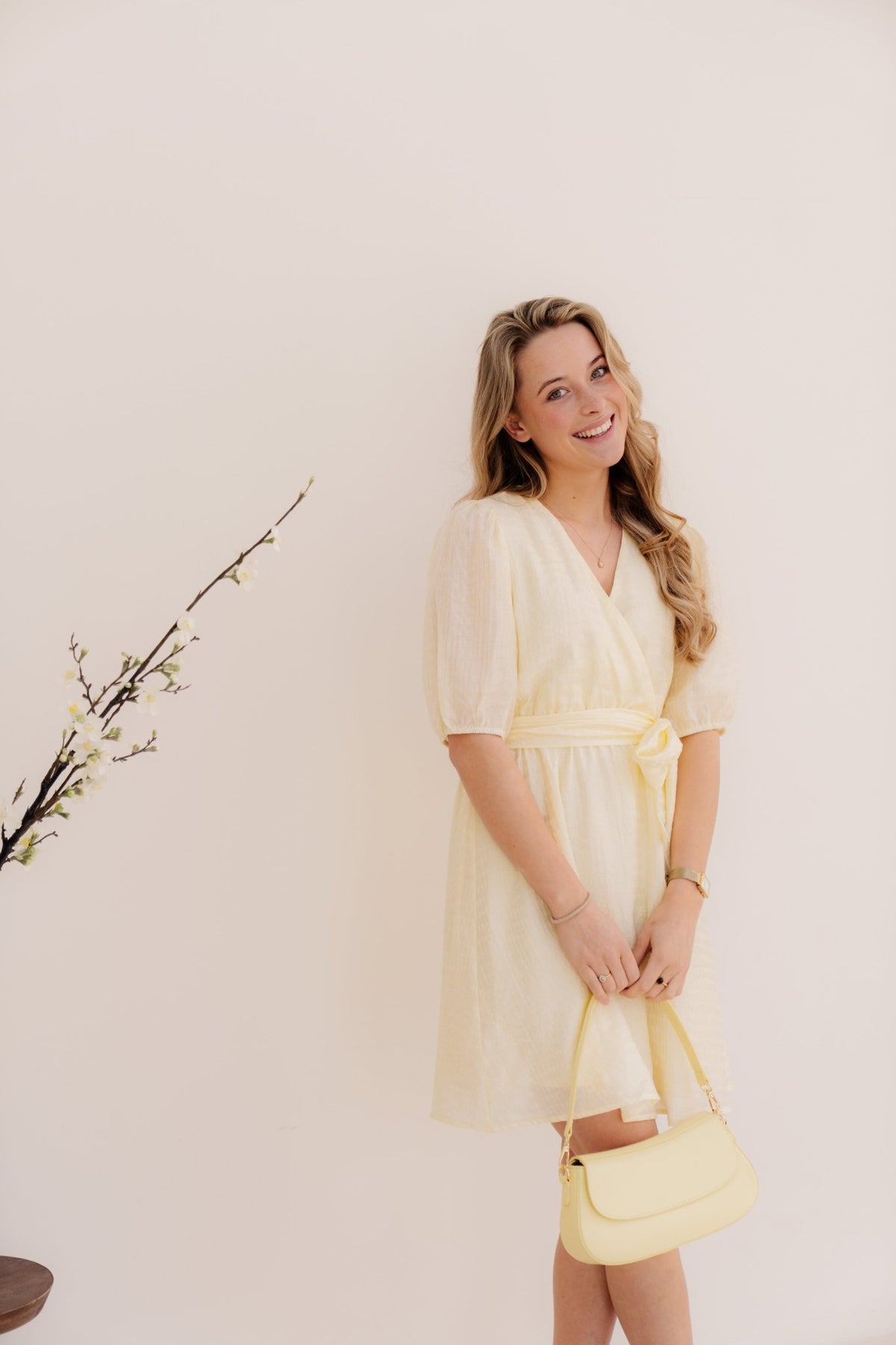 Dita Dress Butter Yellow - Bij Keesje - Freebird - jurk