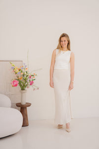 Ditty Jersey Top White - Bij Keesje - Neo Noir - Top
