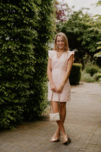 Dolana jacquard dress rose - Bij Keesje - Freebird - Jurk