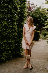 Dolana jacquard dress rose - Bij Keesje - Freebird - Jurk