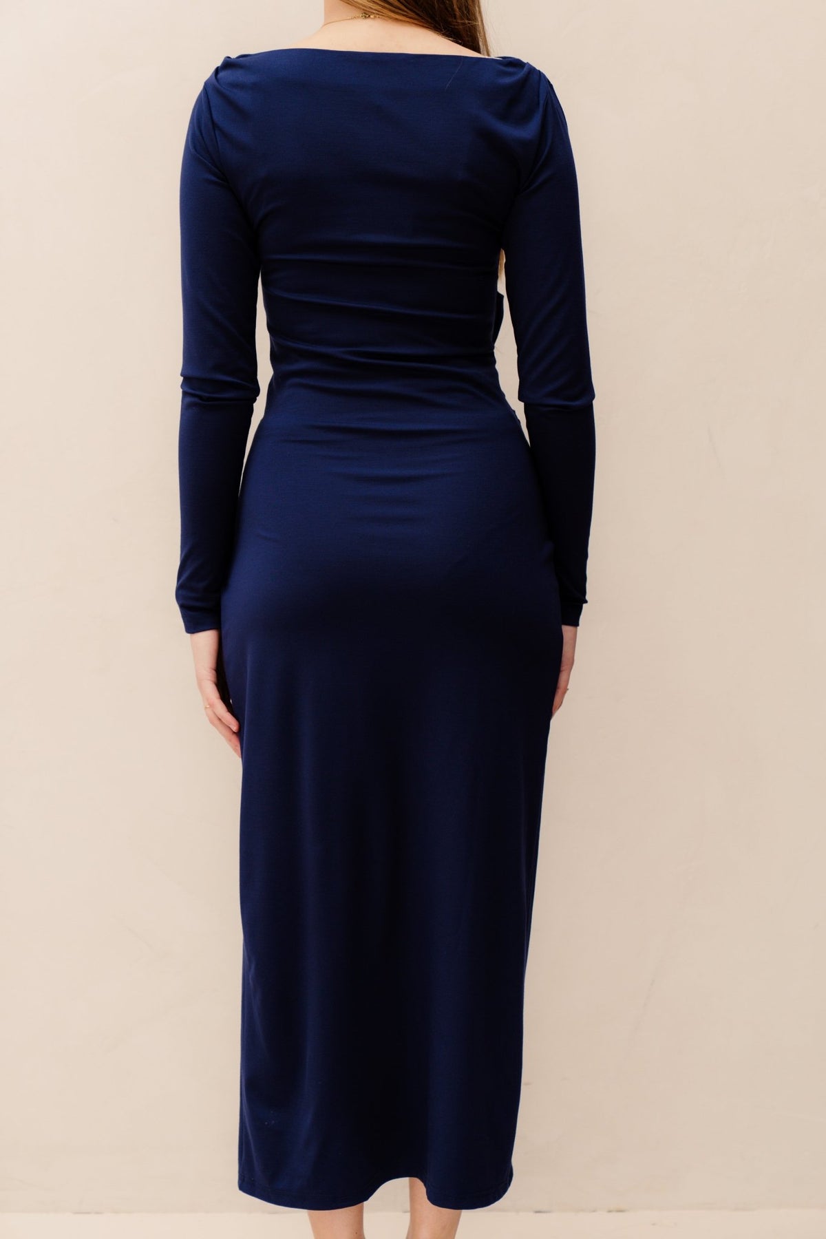 Donne LS Dress Navy Blue - Bij Keesje - Freebird - jurk