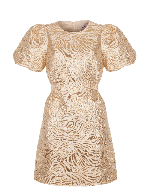 Doortje Dress Gold - Bij Keesje - Freebird - Jurk