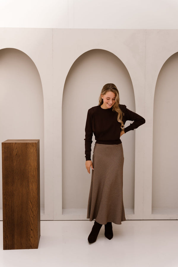 Dora top brown - Bij Keesje - Bij Keesje - Top