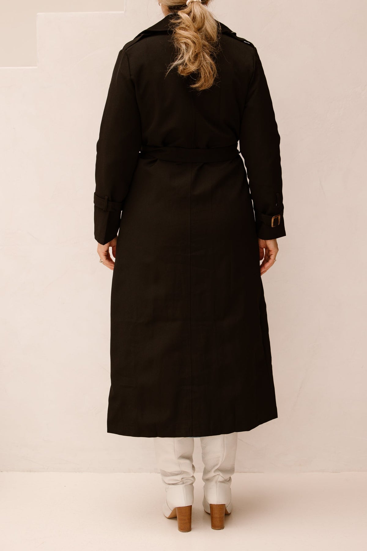 Dora trenchcoat black - Bij Keesje - Bij Keesje - Jas