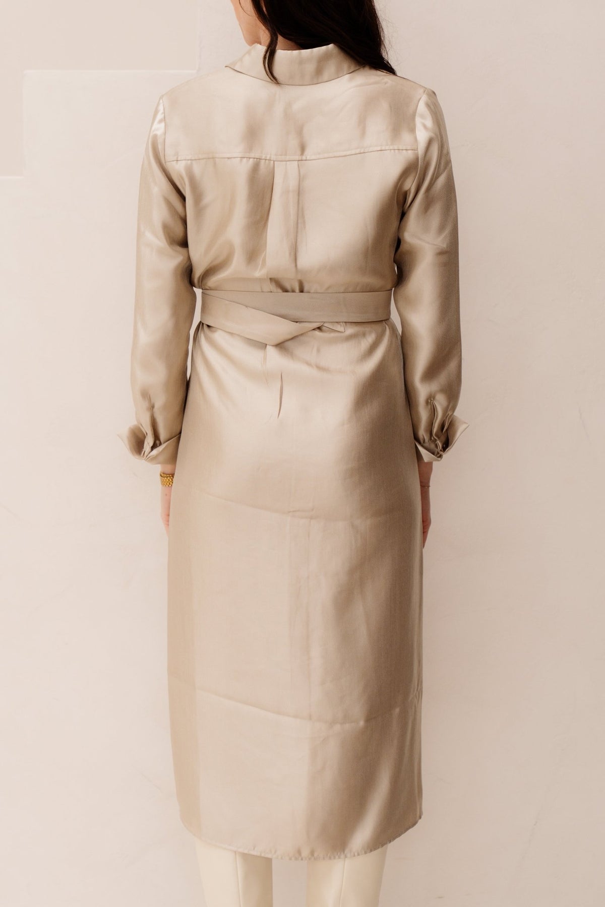 Doralee Dress Champagne - Bij Keesje - Freebird - Jurk