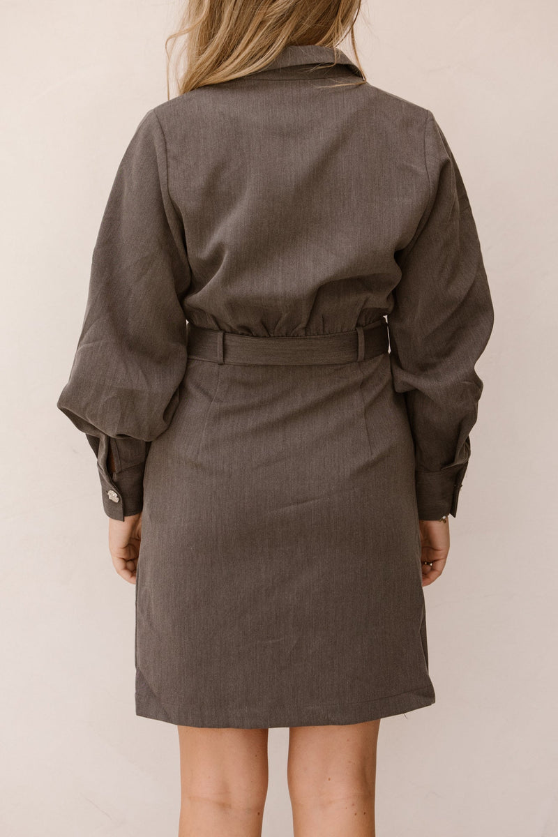 Doraline dress dark grey - Bij Keesje - Freebird