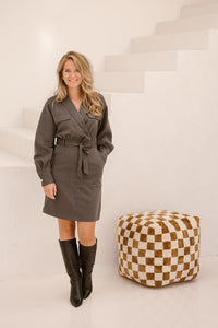 Doraline dress dark grey - Bij Keesje - Freebird
