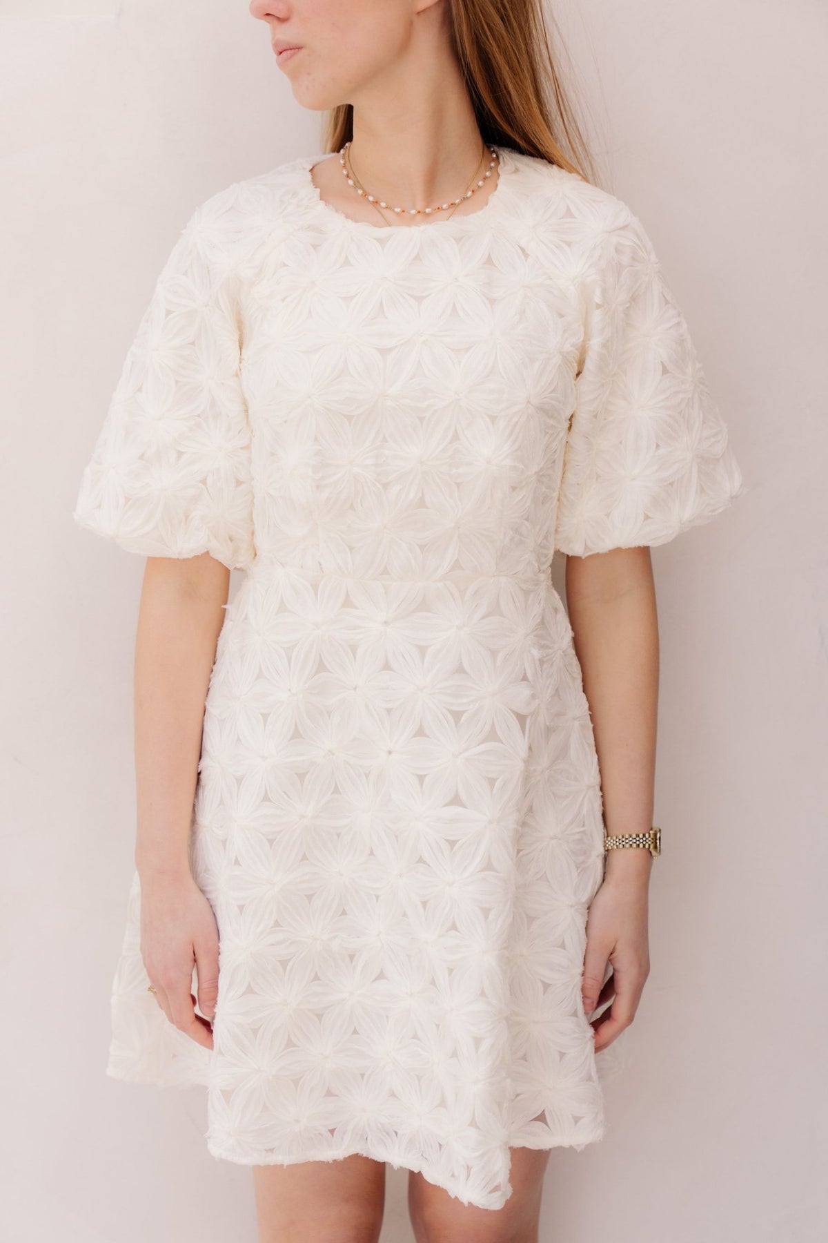 Dottie Dress Off White - Bij Keesje - Freebird - Jurk
