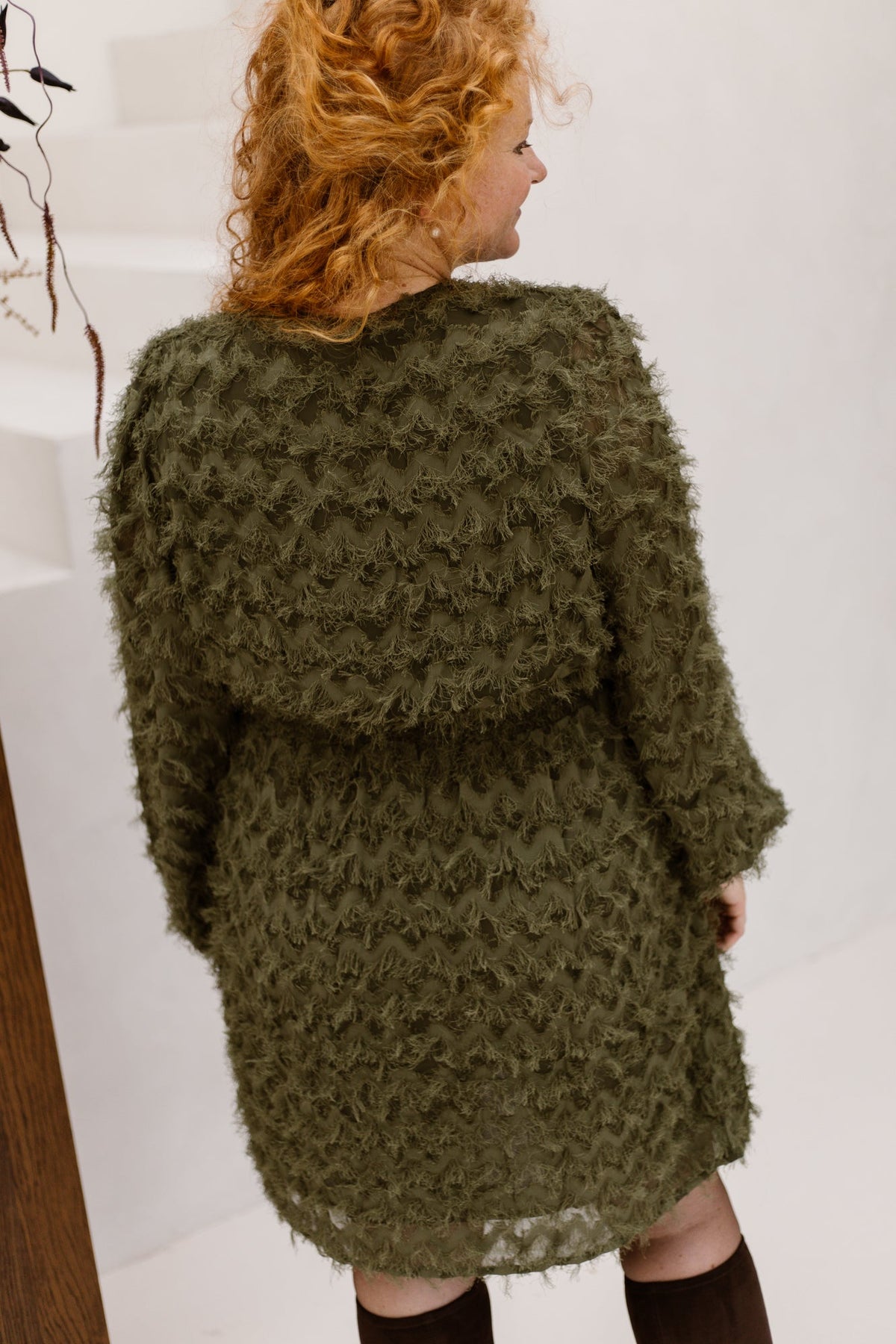 Dress army 26758-SL - Bij Keesje - Smashed Lemon - Jurk