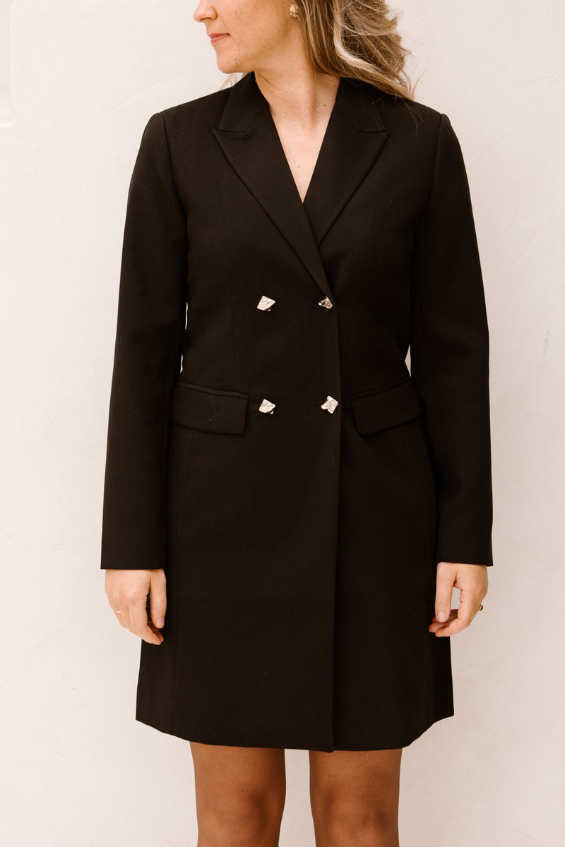 Dress blazer city black 733 - Bij Keesje - Esqualo