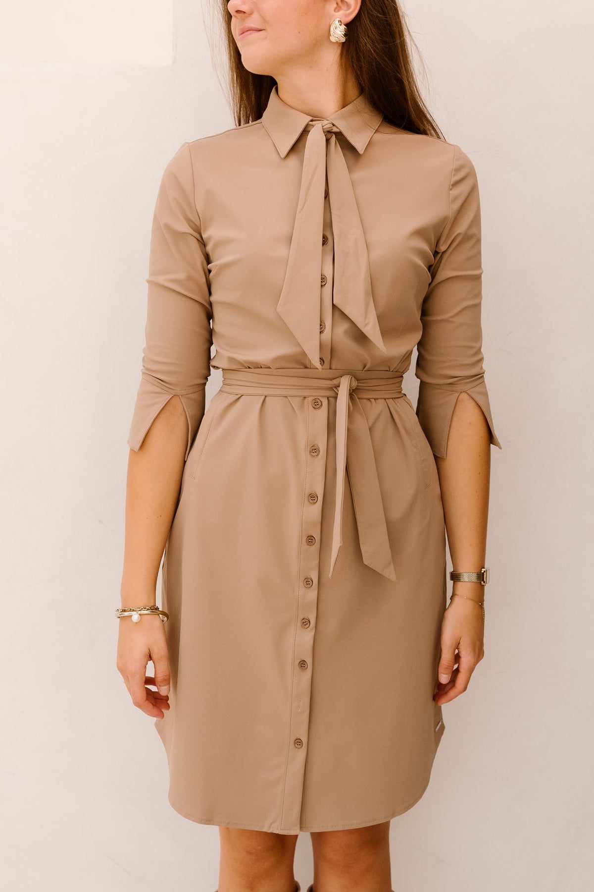 Dress Bow Portabella - 202708 - Bij Keesje - mi piace - jurk