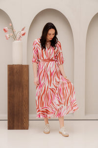 Dress Brique - Old Pink - Bij Keesje - Smashed Lemon - Jurk