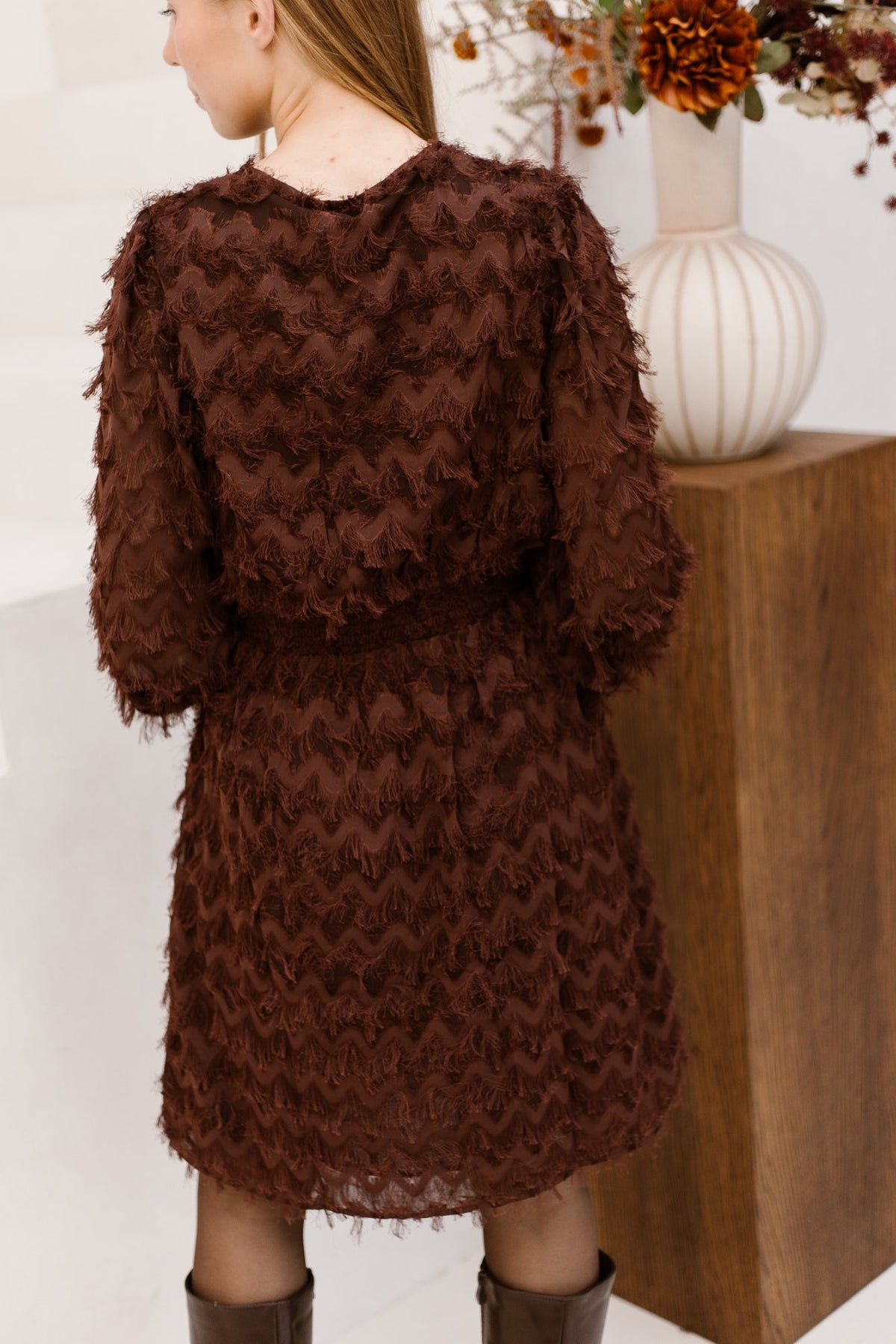 Dress brown 26758-SL - Bij Keesje - Smashed Lemon - Jurk