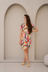Dress Caftan Summer Dance Print - Bij Keesje - mi piace - jurk