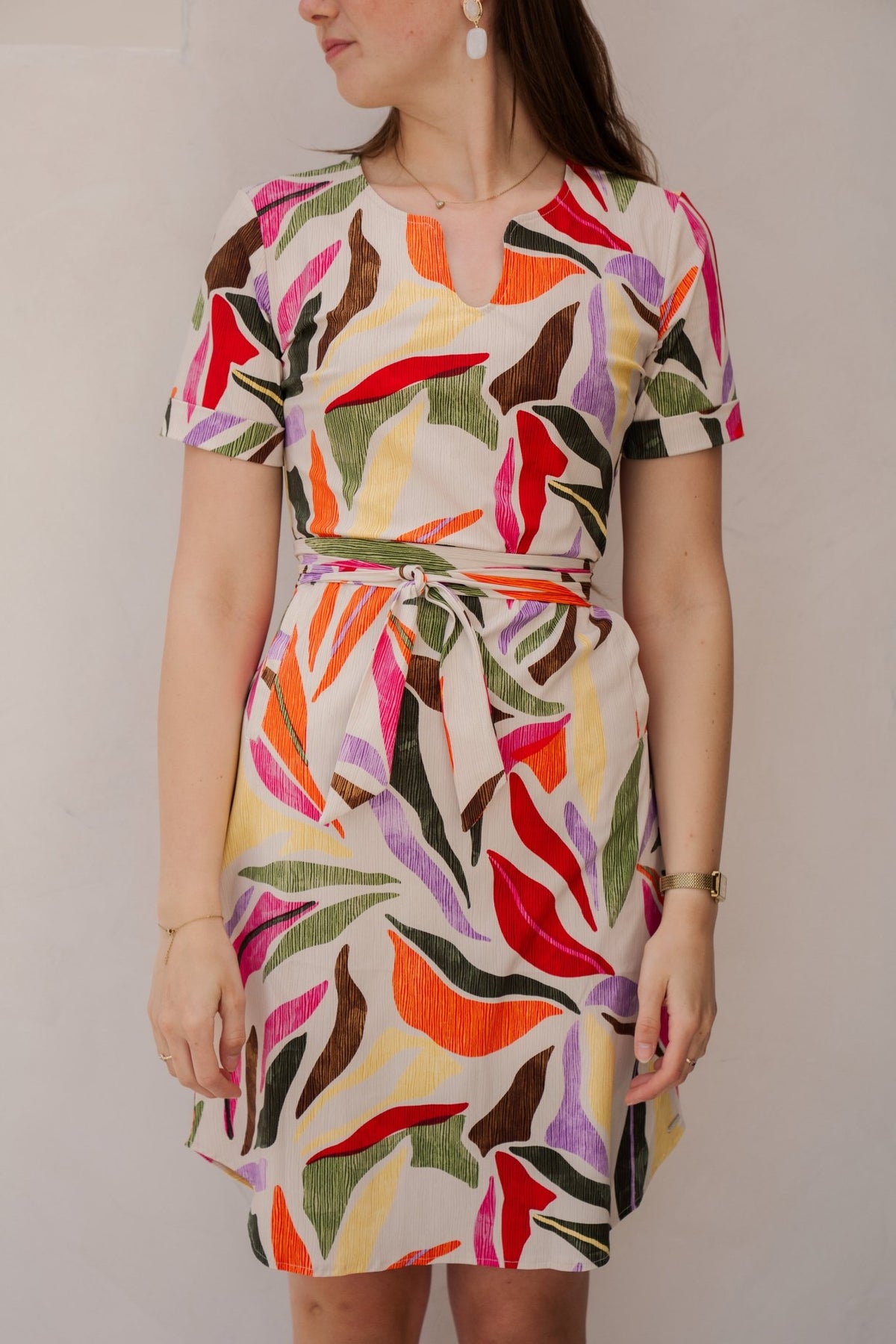 Dress Caftan Summer Dance Print - Bij Keesje - mi piace - jurk