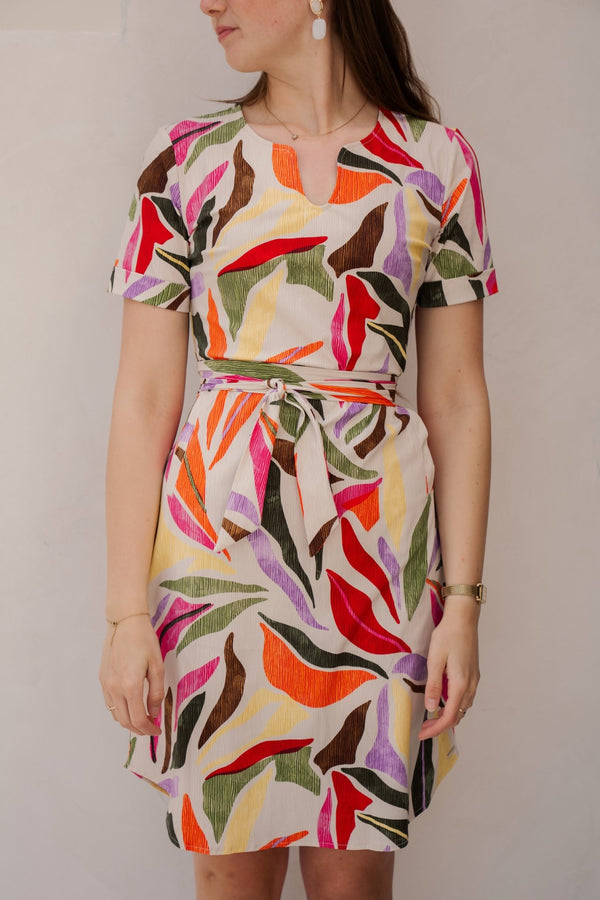 Dress Caftan Summer Dance Print - Bij Keesje - mi piace - jurk