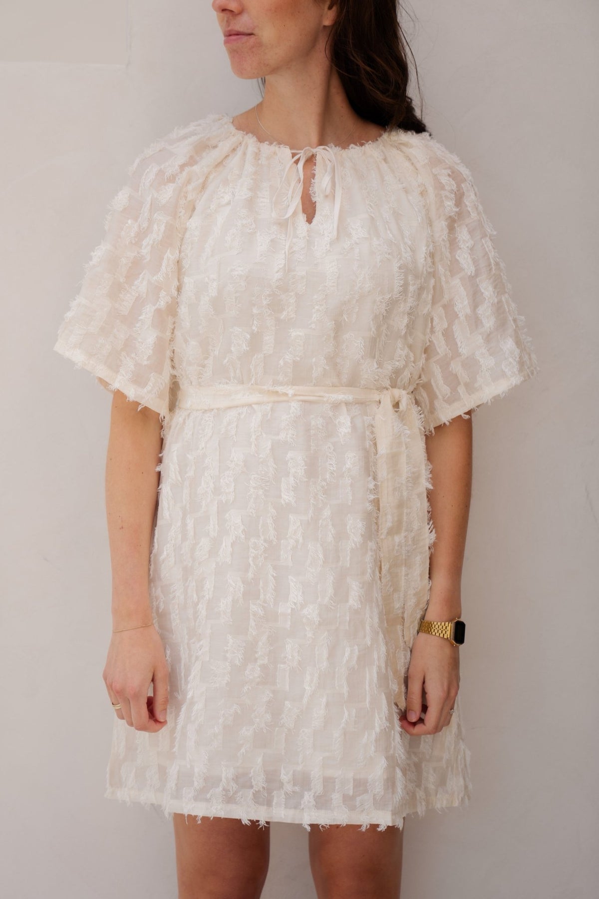 Dress creme 26328 - Bij Keesje - Smashed Lemon - Jurk