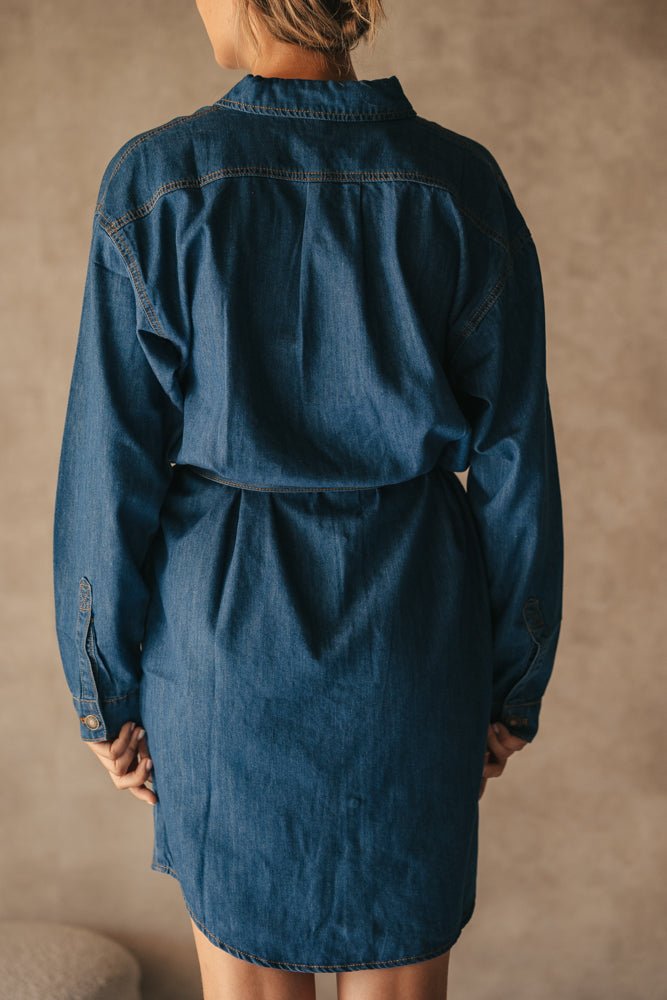 Dress denim oversized - Bij Keesje