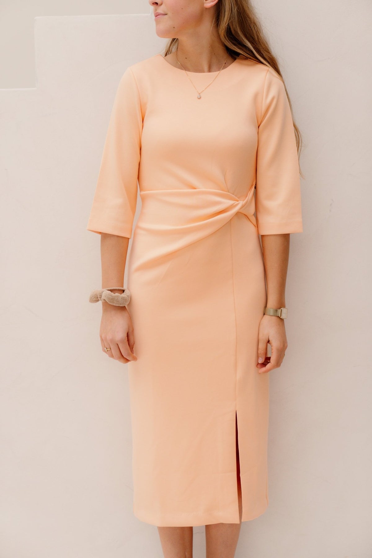 Dress long knot bellini 30007 - Bij Keesje - Esqualo - Jurk