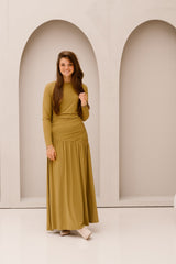 Dress Long Light Olive Oil - 202867