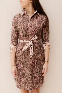 Dress Mix Twilight Twigs Print Espresso - Bij Keesje - Bij Keesje - Jurk