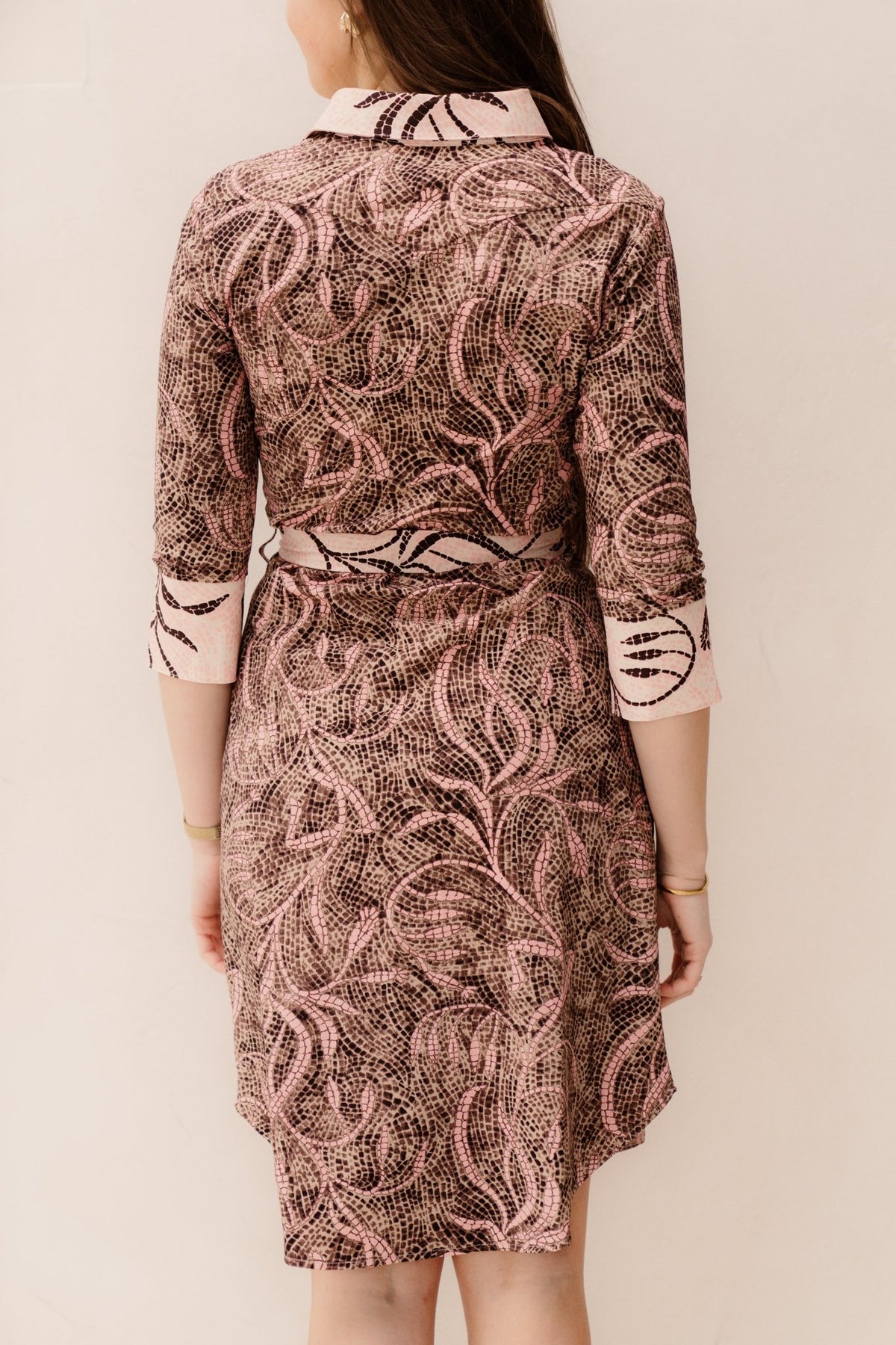 Dress Mix Twilight Twigs Print Espresso - Bij Keesje - Bij Keesje - Jurk