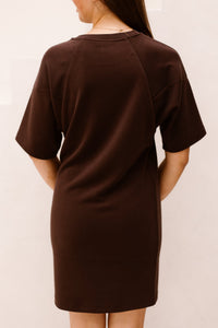 Dress modal - Cacao - 05500 - Bij Keesje - Esqualo - jurk