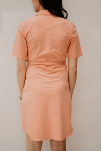 Dress Neck Sunset Clay - Bij Keesje - mi piace - jurk