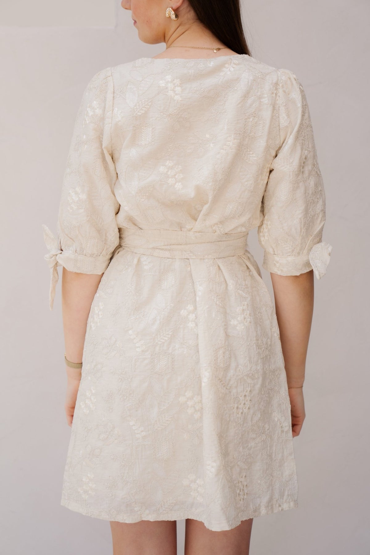 Dress offwhite - silver 26326 - Bij Keesje - Smashed Lemon - Jurk