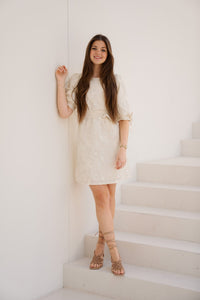 Dress offwhite - silver 26326 - Bij Keesje - Smashed Lemon - Jurk