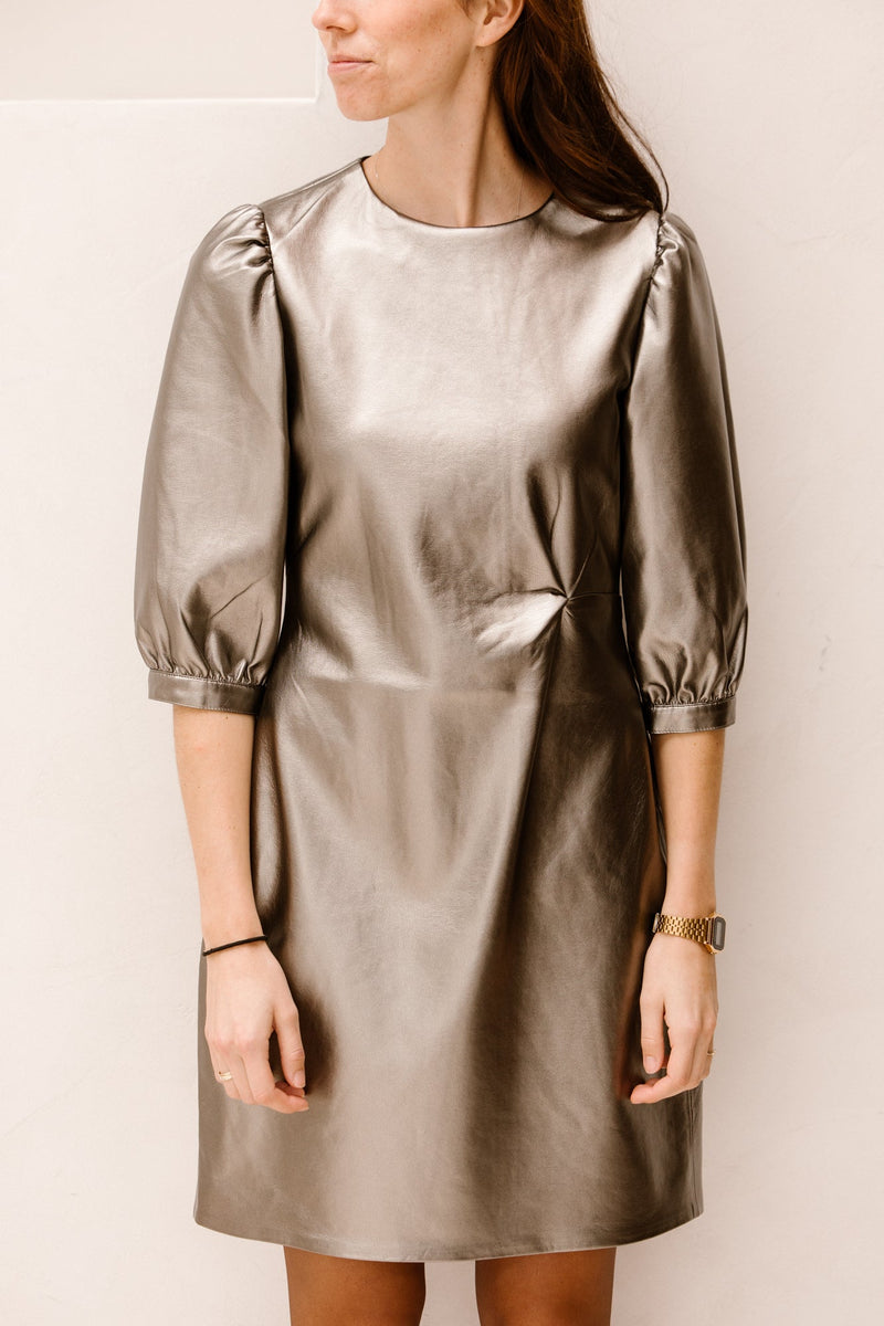 Dress PU dark silver 706 - Bij Keesje - Esqualo