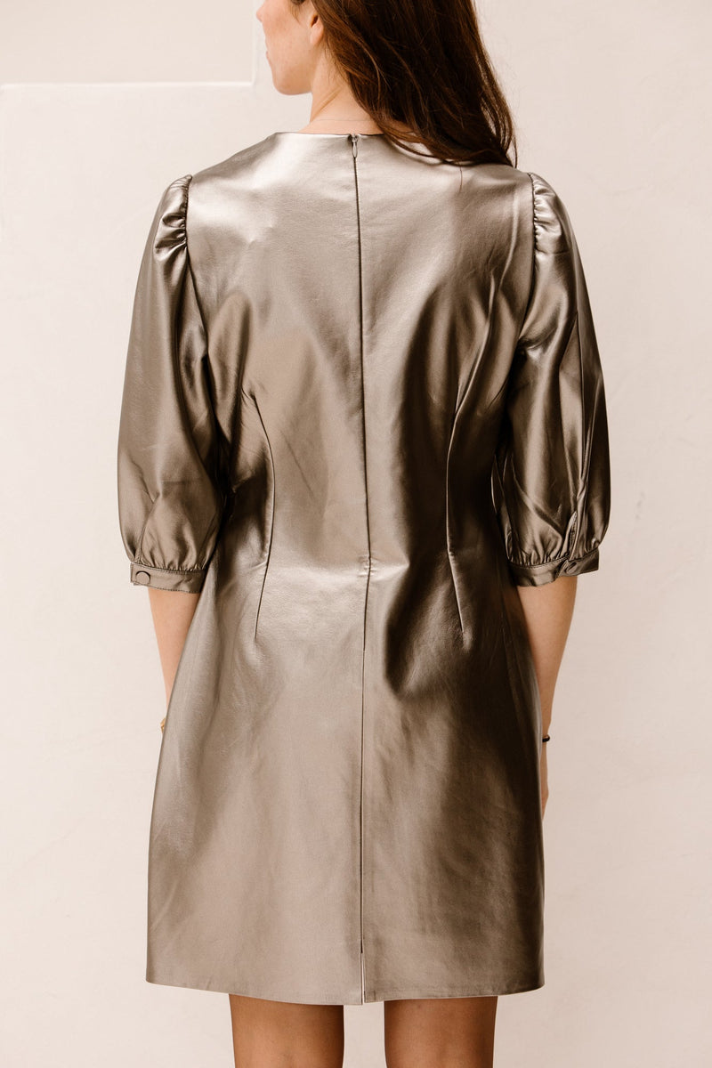 Dress PU dark silver 706 - Bij Keesje - Esqualo