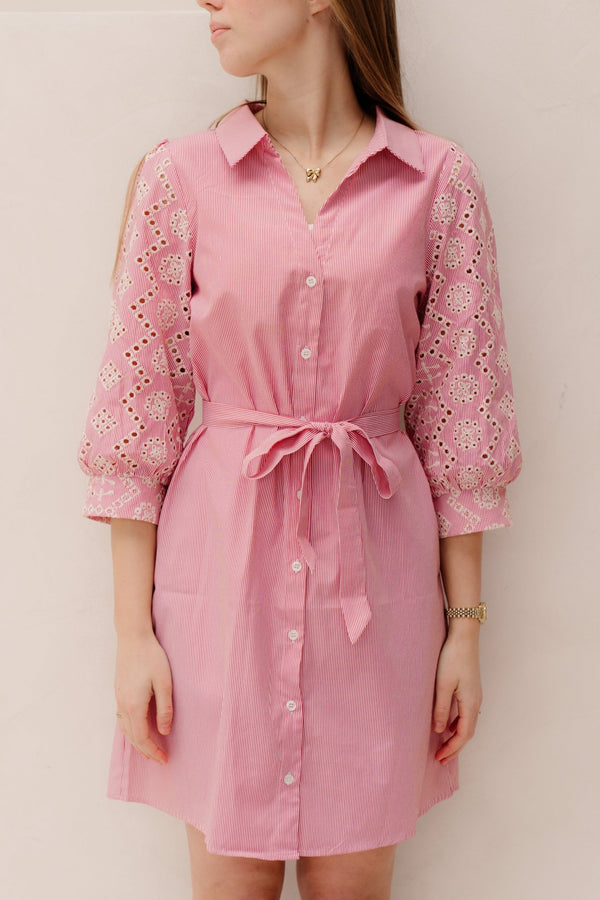 Dress Red - White 26093 - Bij Keesje - Smashed Lemon - Jurk