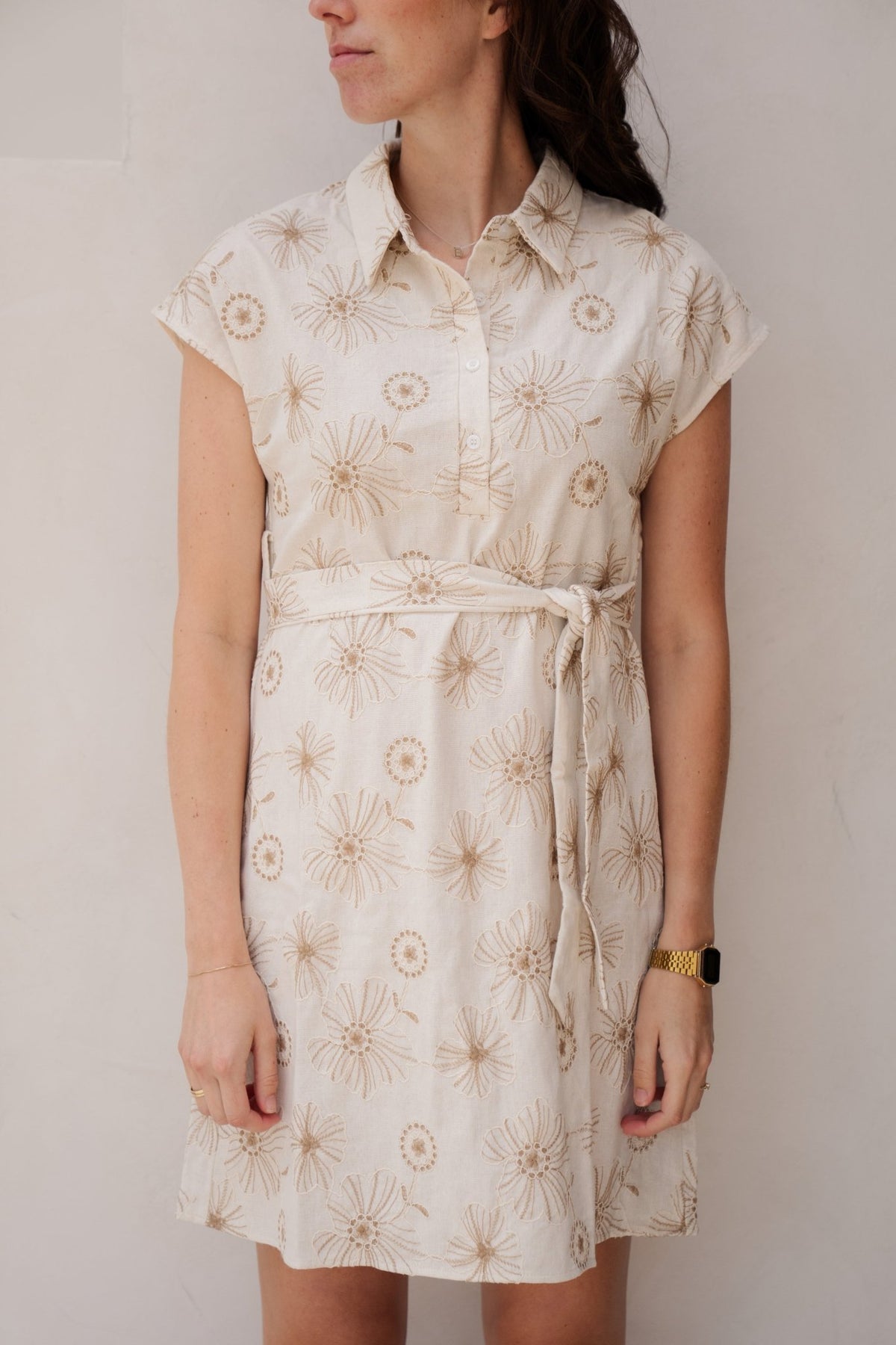 Dress sand - dark sand 26311 - Bij Keesje - Smashed Lemon - Jurk