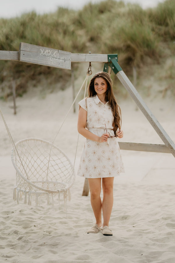 Dress sand-dark sand 26311 - Bij Keesje - Smashed Lemon - Jurk