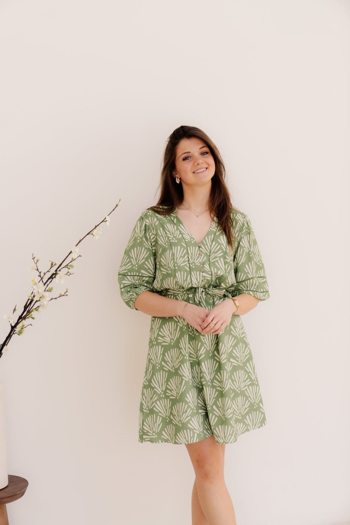 Dress tropical print 14210 - Bij Keesje - Esqualo - jurk