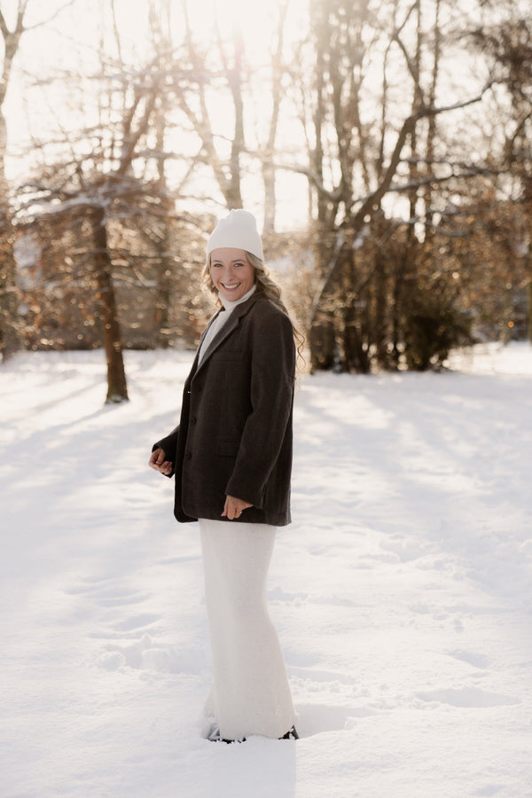 Duif muts off white - Bij Keesje - Bij Keesje