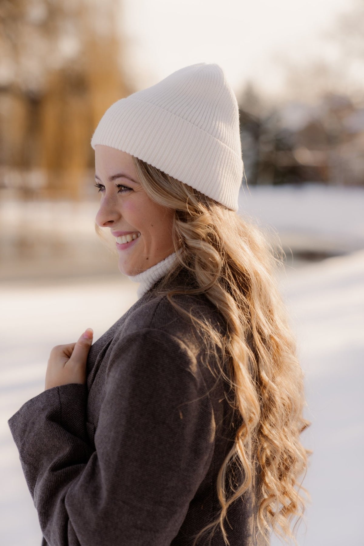 Duif muts off white - Bij Keesje - Bij Keesje