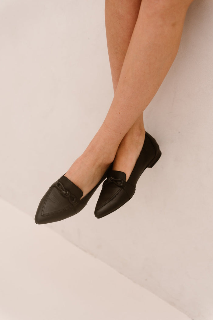 Duna 27-b leather loafer black - Bij Keesje - Tango - Schoenen