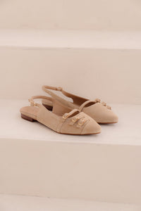 Duna 4 - j slingback beige suede - Bij Keesje - Tango - Schoenen