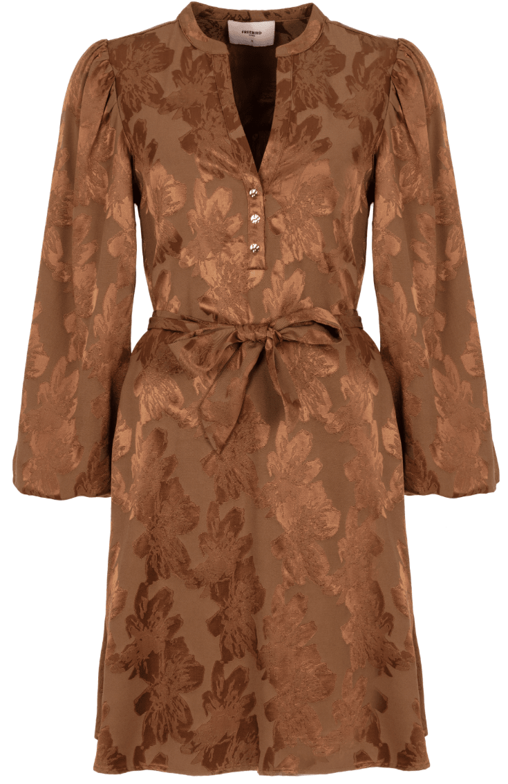 Dya Dress Cinnamon - Bij Keesje - Freebird - Jurk