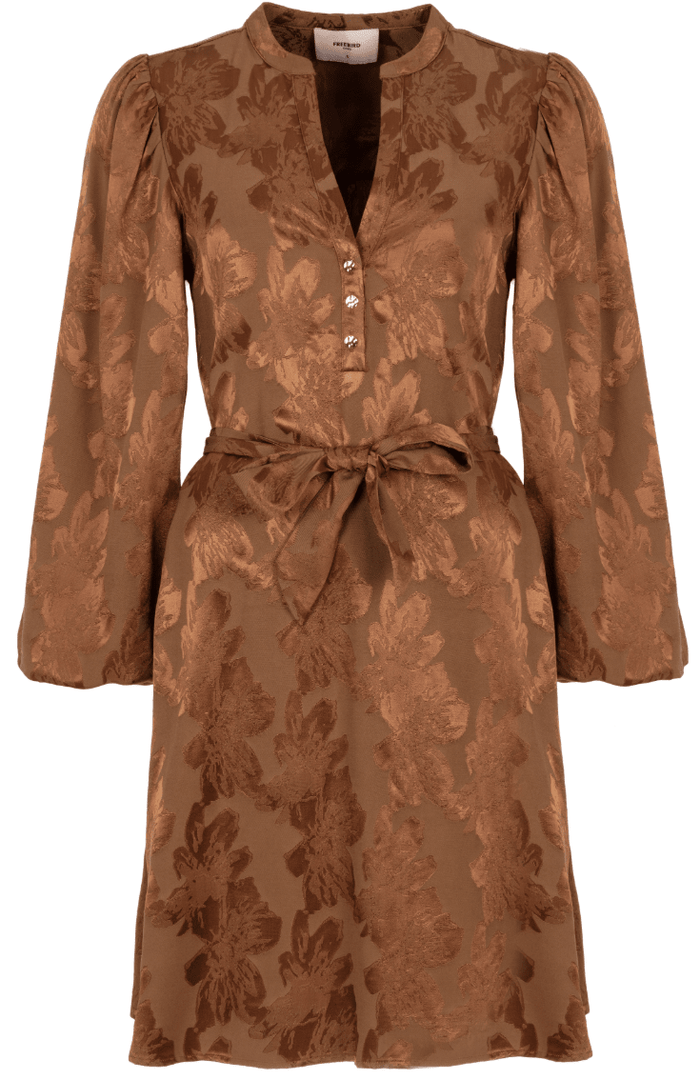Dya Dress Cinnamon - Bij Keesje - Freebird - Jurk