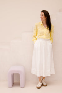 Edin blouse geel - Bij Keesje - Bij Keesje - Blouse