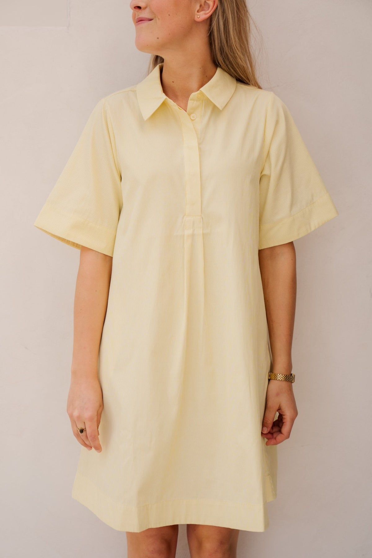 Edina Dress Straw Stripe - Bij Keesje - Sister Point - Jurk