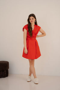 Elara wrap crop dress fame - Bij Keesje - Co'couture - Jurk